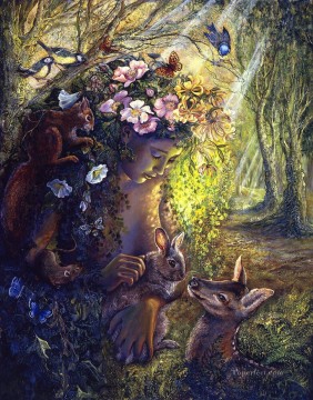 JW the wood nymph Fantasy Oil Paintings